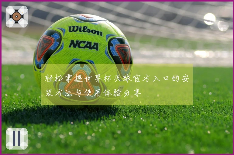 轻松掌握世界杯买球官方入口的安装方法与使用体验分享