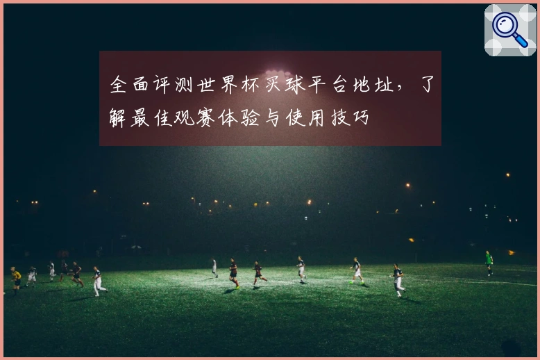 全面评测世界杯买球平台地址，了解最佳观赛体验与使用技巧